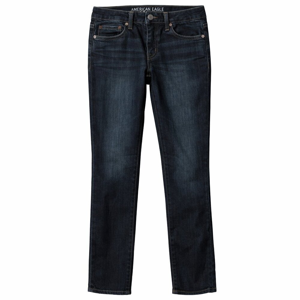 AMERICAN EAGLE Hi-Rise Stretch Skinny Jeans 6 Long